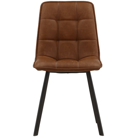 Itzli Dining Chair, Brown, Set of 2 by Dovetail at Eve Furniture