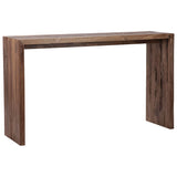 Chilton Console Table, Medium Brown by Dovetail at Eve Furniture