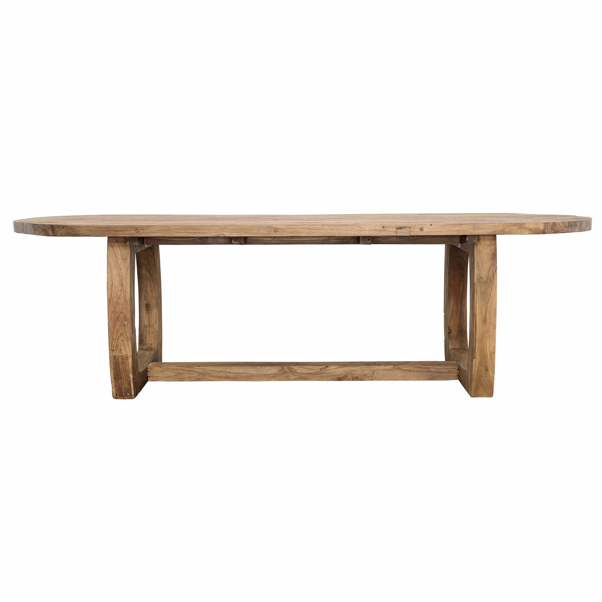 Janie Outdoor Dining Table, Distressed Natural by Dovetail at Eve Furniture