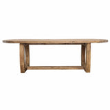 Janie Outdoor Dining Table, Distressed Natural by Dovetail at Eve Furniture