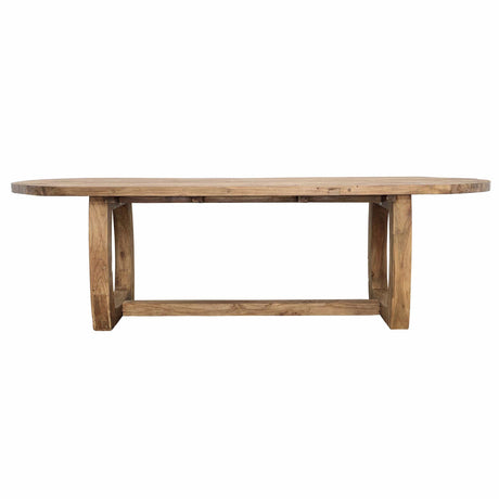 Janie Outdoor Dining Table, Distressed Natural by Dovetail at Eve Furniture
