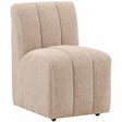 Marvin Gliding Dining Chair, Charlotte Camel, Set of 2 by Dovetail at Eve Furniture