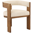 Nadia Dining Chair, Cream, Set of 2 by Dovetail at Eve Furniture