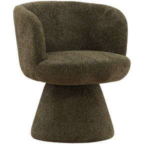 Omaira Swivel Dining Chair, Green, Set of 2 by Dovetail at Eve Furniture