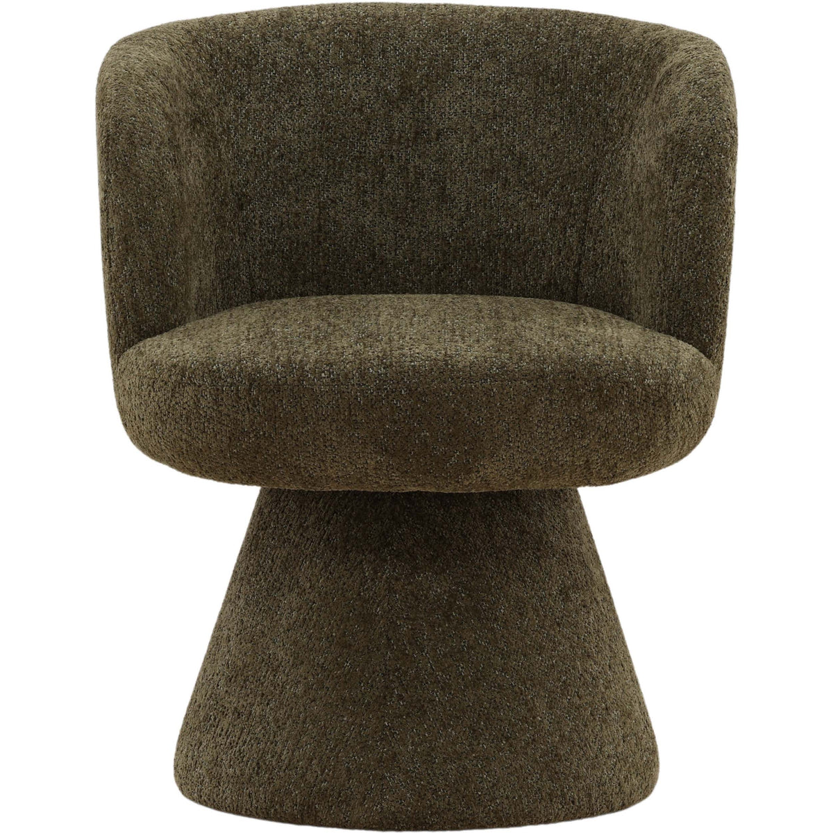 Omaira Swivel Dining Chair, Green, Set of 2 by Dovetail at Eve Furniture