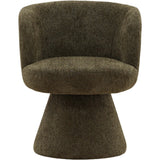 Omaira Swivel Dining Chair, Green, Set of 2 by Dovetail at Eve Furniture