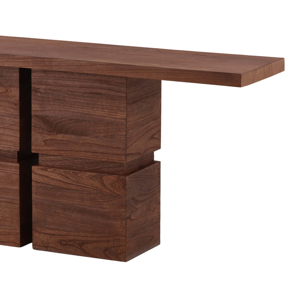 Jena Console Table, Brown by Dovetail at Eve Furniture