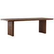 Varen Dining Table, Brown by Dovetail at Eve Furniture