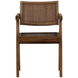 Tavrisa Dining Chair, Brown, Set of 2 by Dovetail at Eve Furniture