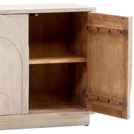 Riley Sideboard, Light Warm Wash by Dovetail at Eve Furniture