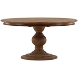 Elsy Dining Table, Brown by Dovetail at Eve Furniture