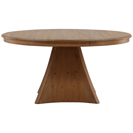 Zoie Dining Table, Brown Wash by Dovetail at Eve Furniture