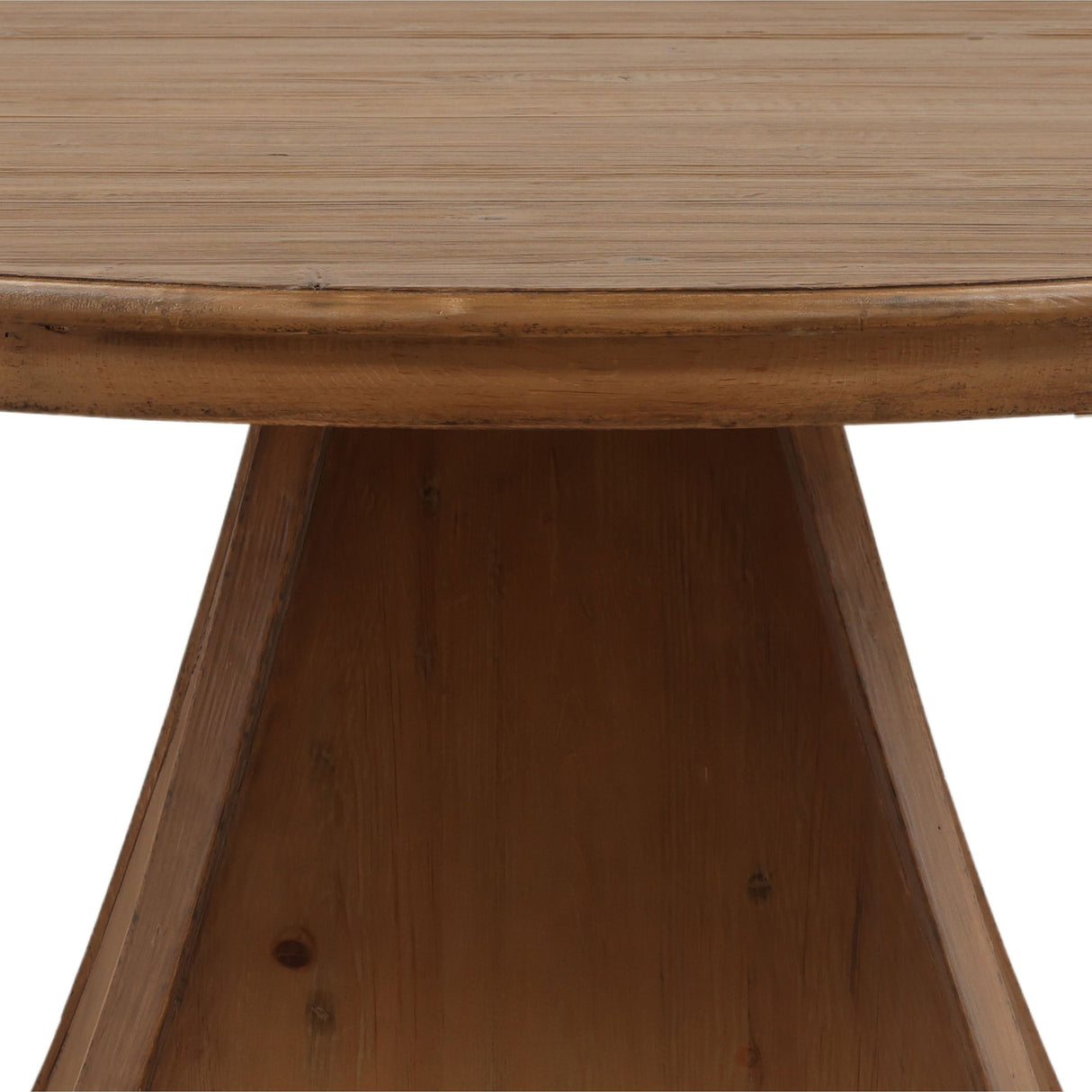 Zoie Dining Table, Brown Wash by Dovetail at Eve Furniture