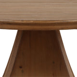 Zoie Dining Table, Brown Wash by Dovetail at Eve Furniture