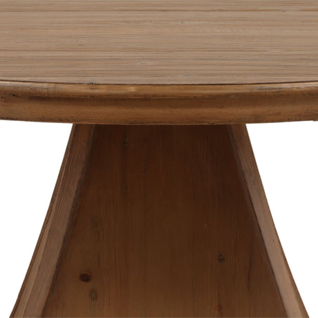 Zoie Dining Table, Brown Wash by Dovetail at Eve Furniture
