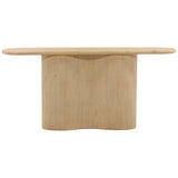 Rosalyn Console Table, Light Natural by Dovetail at Eve Furniture