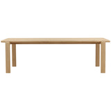 Zulema Dining Table, Light Natural by Dovetail at Eve Furniture