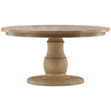 Eloy Dining Table, Light Warm Wash by Dovetail at Eve Furniture
