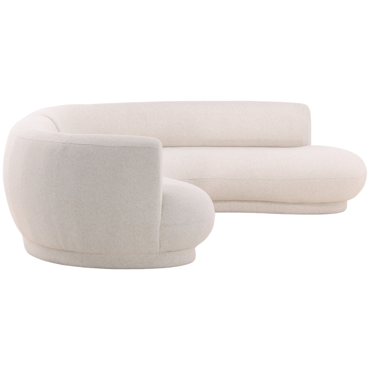 Lake Chaise Sectional, Cream