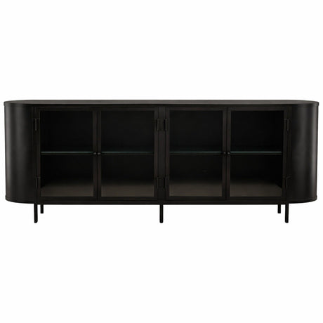 Westfield Sideboard, Black by Dovetail at Eve Furniture