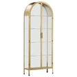 Viridian Cabinet, Brass by Dovetail at Eve Furniture