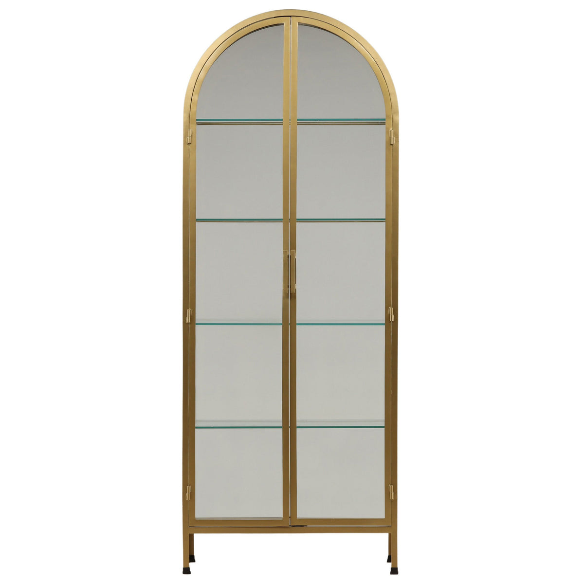 Viridian Cabinet, Brass by Dovetail at Eve Furniture