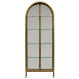 Viridian Cabinet, Brass by Dovetail at Eve Furniture