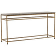 Anselmo Console Table, Brown/Green Marble by Dovetail at Eve Furniture