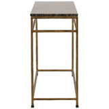 Anselmo Console Table, Brown/Green Marble by Dovetail at Eve Furniture