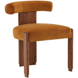 Gwyneth Dining Chair, Hudson Ginger, Set of 2 by Dovetail at Eve Furniture