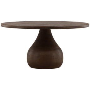 Neilson Dining Table, Brown by Dovetail at Eve Furniture