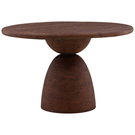 Amberlyn Round Dining Table, Brown by Dovetail at Eve Furniture