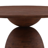 Amberlyn Round Dining Table, Brown by Dovetail at Eve Furniture