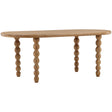 Bexwell Dining Table, Light Natural by Dovetail at Eve Furniture