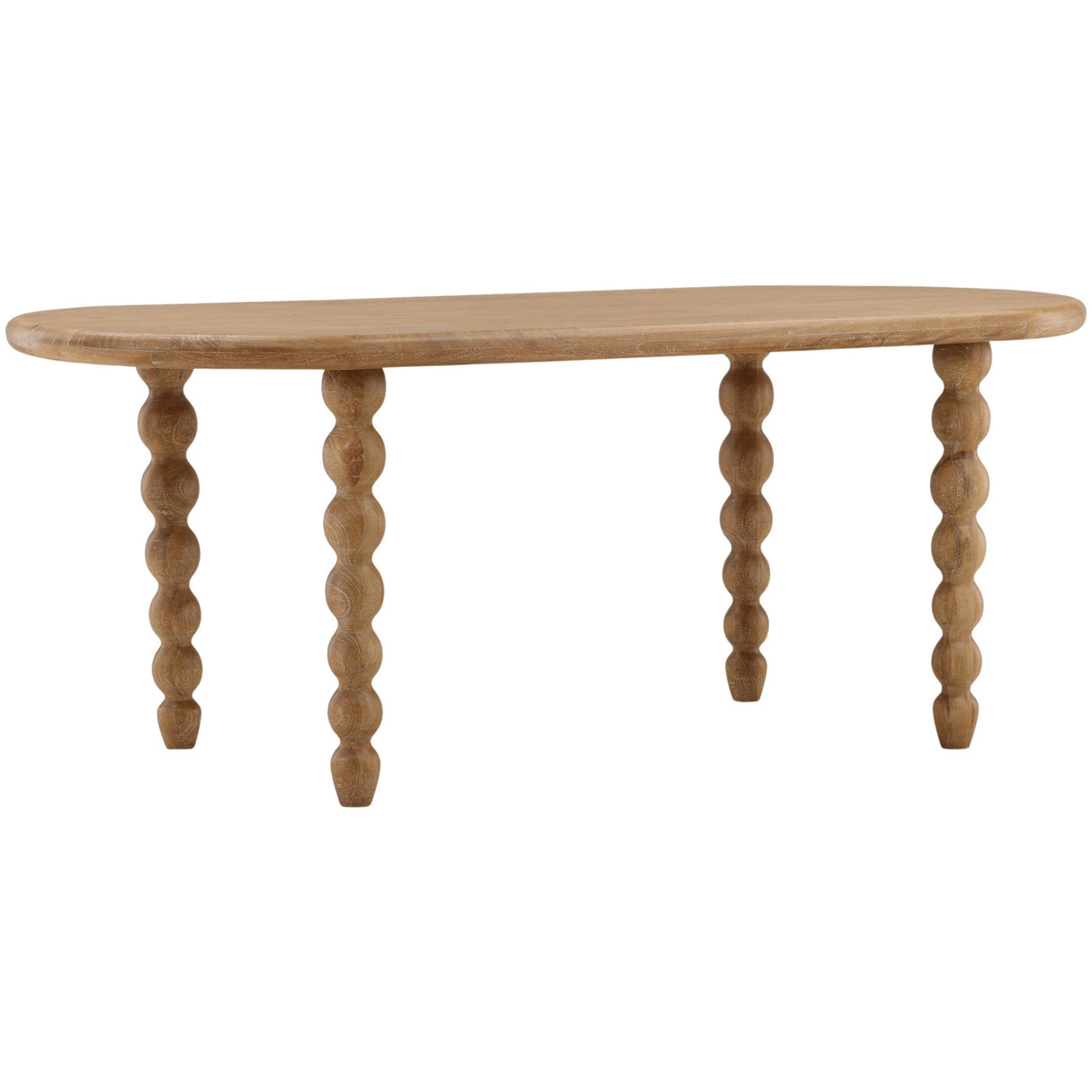 Bexwell Dining Table, Light Natural by Dovetail at Eve Furniture
