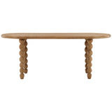 Bexwell Dining Table, Light Natural by Dovetail at Eve Furniture