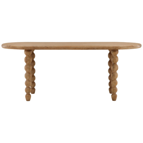 Bexwell Dining Table, Light Natural by Dovetail at Eve Furniture