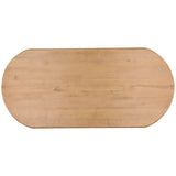 Bexwell Dining Table, Light Natural by Dovetail at Eve Furniture