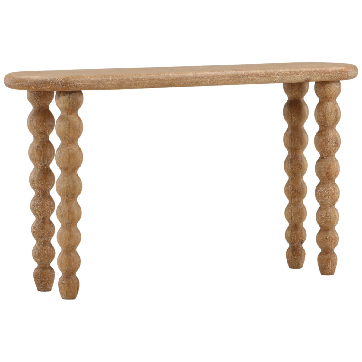 Bexwell Console Table, Light Natural by Dovetail at Eve Furniture