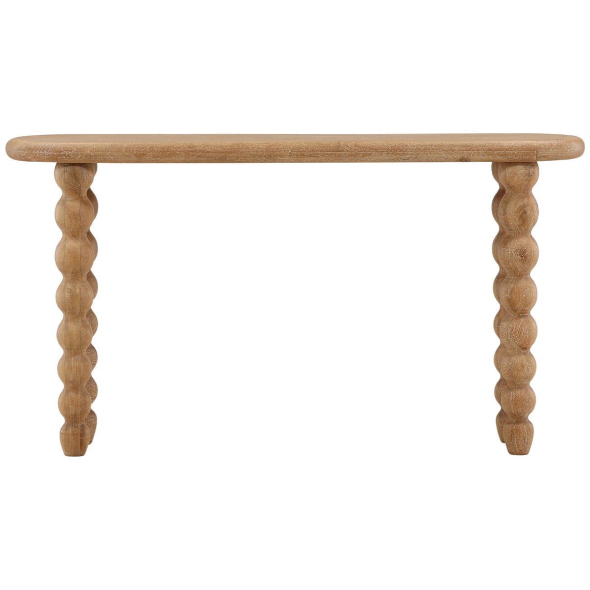Bexwell Console Table, Light Natural by Dovetail at Eve Furniture