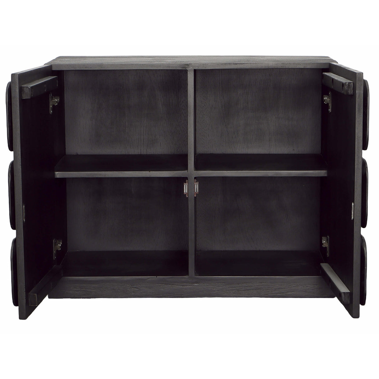 Marika Cabinet, Black by Dovetail at Eve Furniture