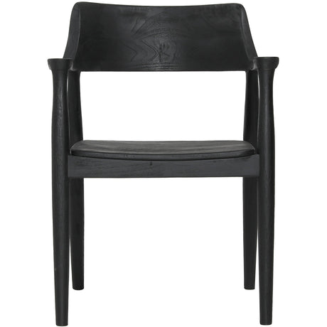 Stafford Dining Chair, Black, Set of 2 by Dovetail at Eve Furniture