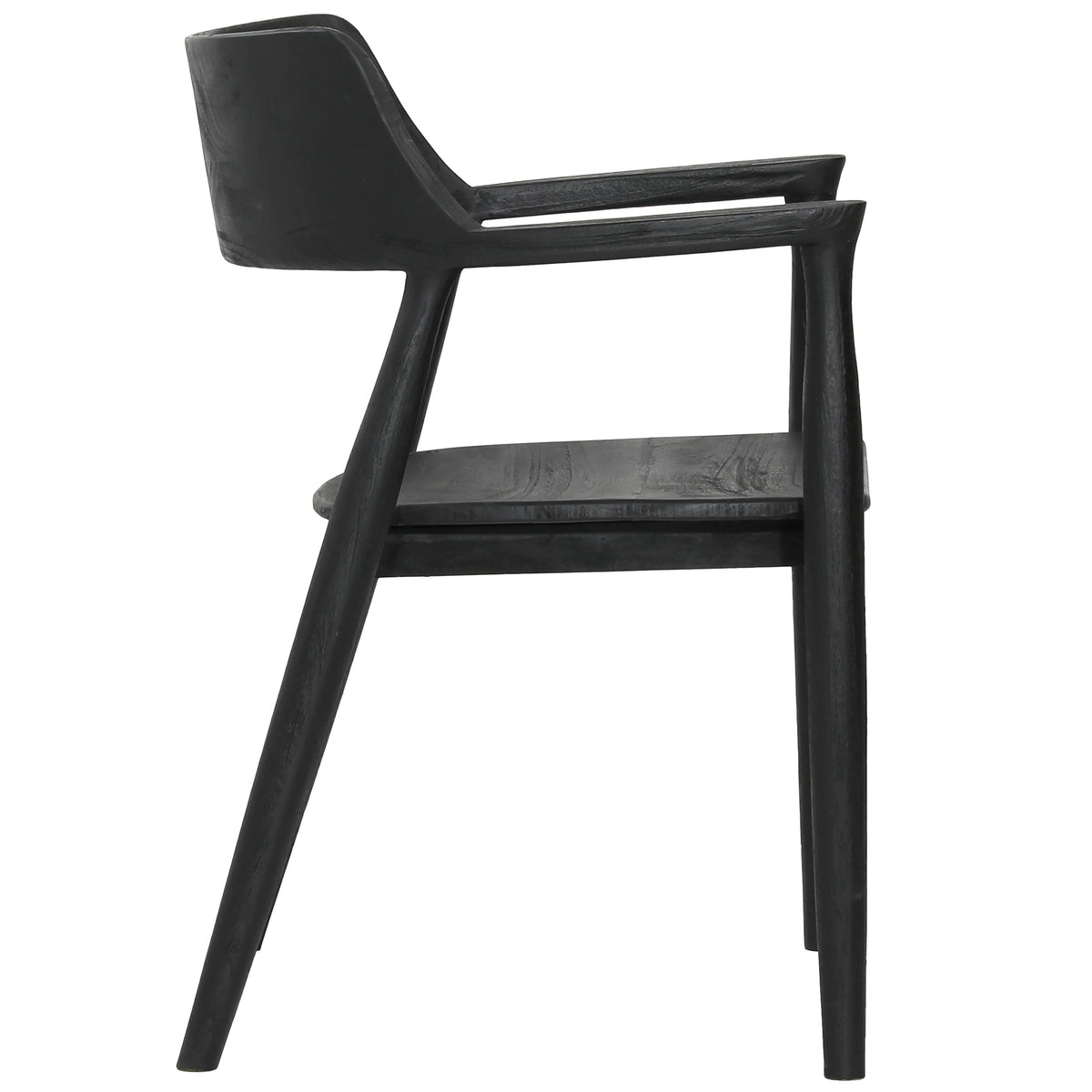 Stafford Dining Chair, Black, Set of 2 by Dovetail at Eve Furniture