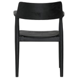 Stafford Dining Chair, Black, Set of 2 by Dovetail at Eve Furniture