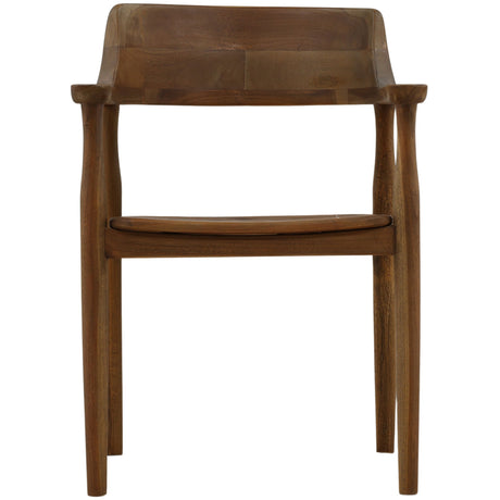 Stafford Dining Chair, Brown, Set of 2 by Dovetail at Eve Furniture