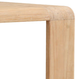 Crosby Dining Table, Light Natural by Dovetail at Eve Furniture