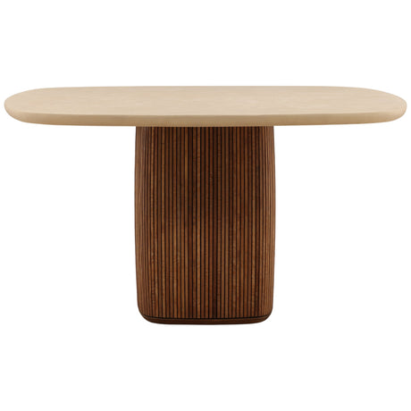 Atria Dining Table, Sand by Dovetail at Eve Furniture