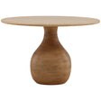 Aristeo Dining Table, Light Natural by Dovetail at Eve Furniture