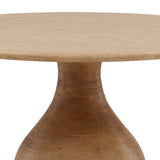 Aristeo Dining Table, Light Natural by Dovetail at Eve Furniture