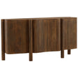 Saren Sideboard, Dark Brown by Dovetail at Eve Furniture